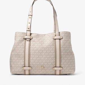 Michael Kors Large Logo Jacquard Griffin Tote
